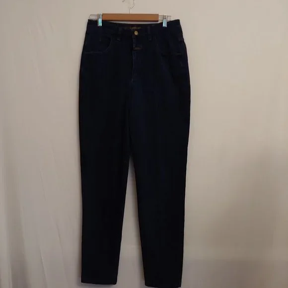Marith Francois Girbaud Denim high waisted size 11/12 dark wash - Picture 1 of 13